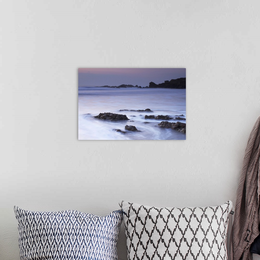 A bohemian room featuring Crooklets Beach, Bude, Cornwall, England, United Kingdom, Europe
