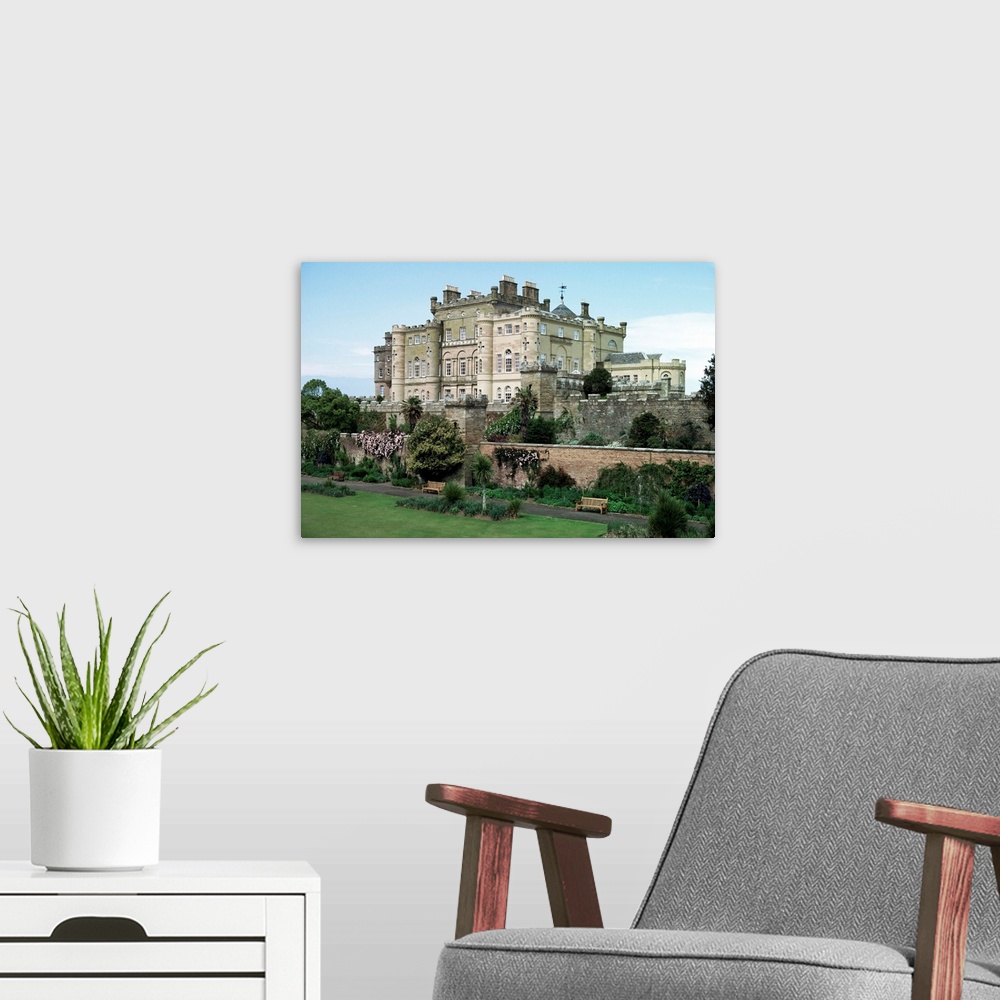 A modern room featuring Culzean Castle, near Ayr, Ayrshire, Scotland, UK