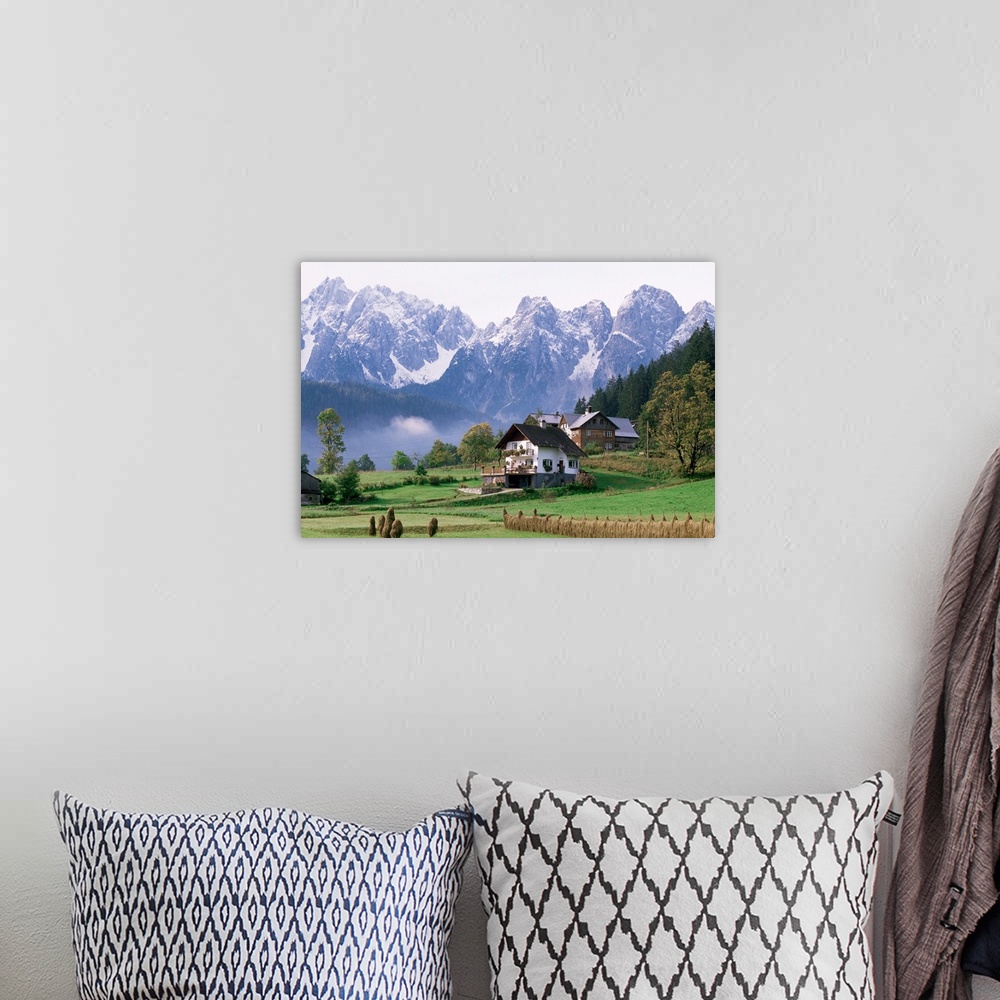 A bohemian room featuring Dachstein Mountains, Austria, Europe