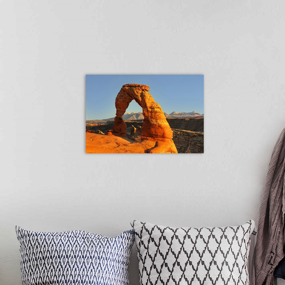A bohemian room featuring Delicate Arch, Arches Nationa Park, Utah, United States of America, North America