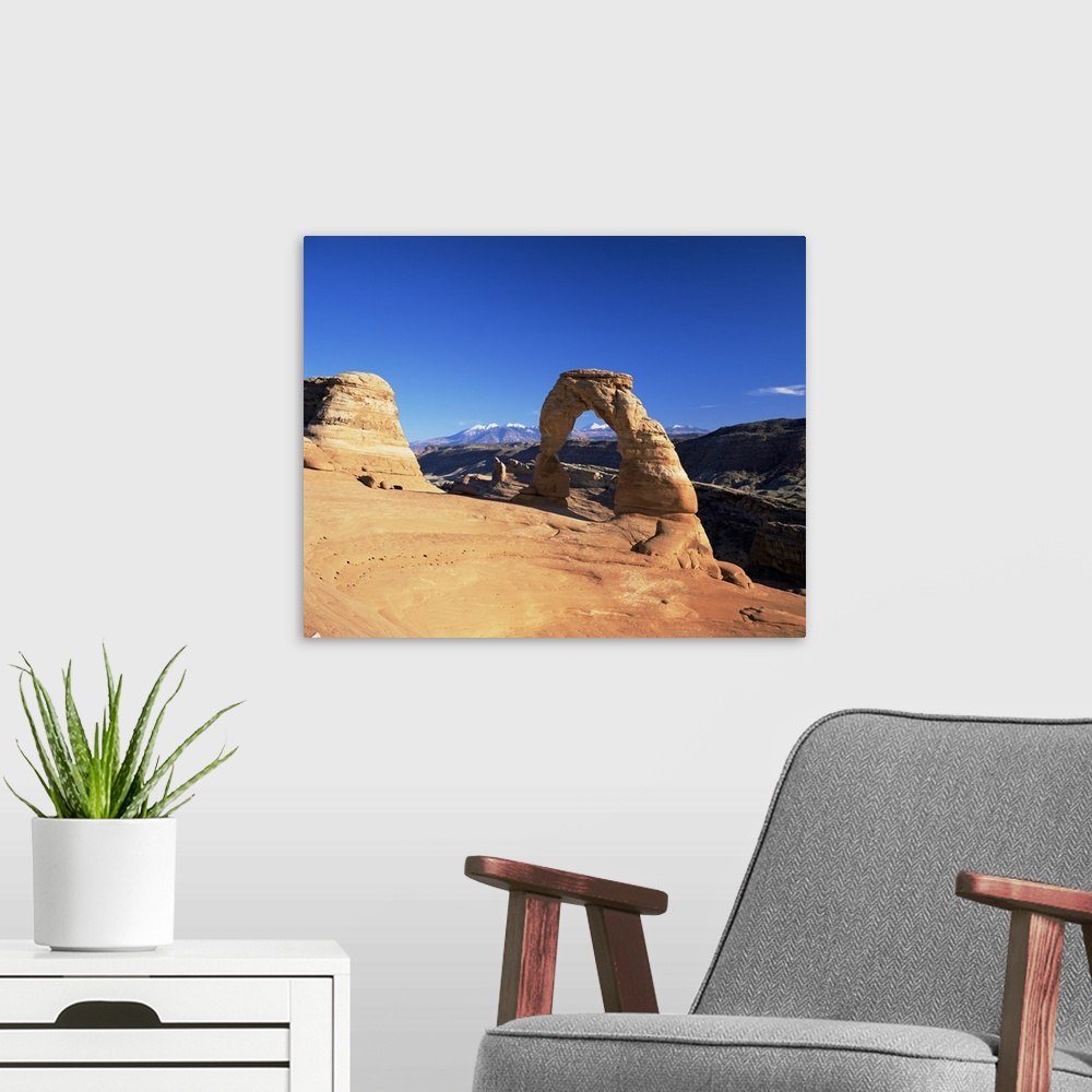 A modern room featuring Delicate Arch, Arches National Park, Moab, Utah