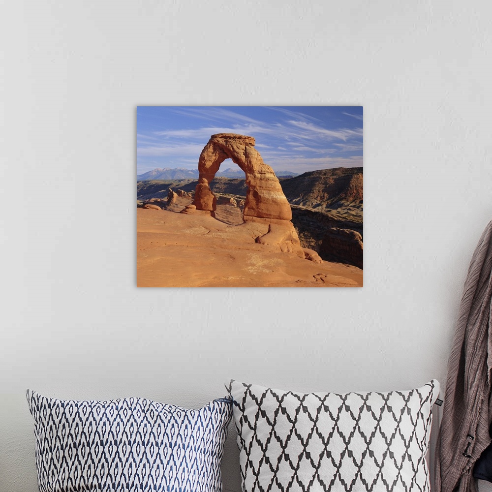 A bohemian room featuring Delicate Arch, Arches National Park, Utah