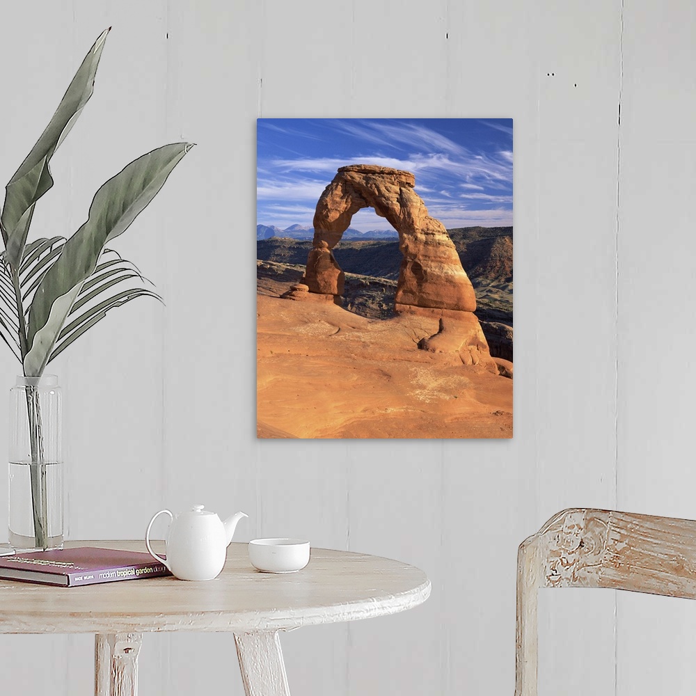 A farmhouse room featuring Delicate Arch, Arches National Park, Utah, USA