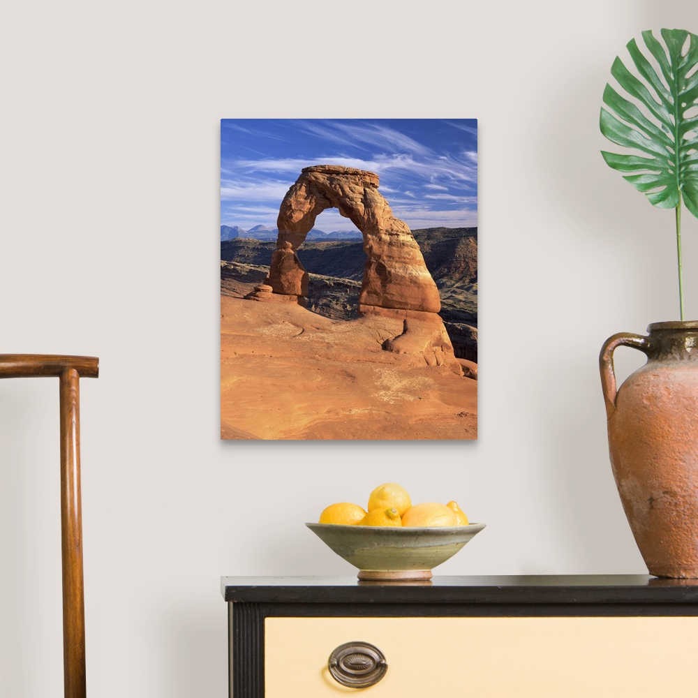 A traditional room featuring Delicate Arch, Arches National Park, Utah, USA