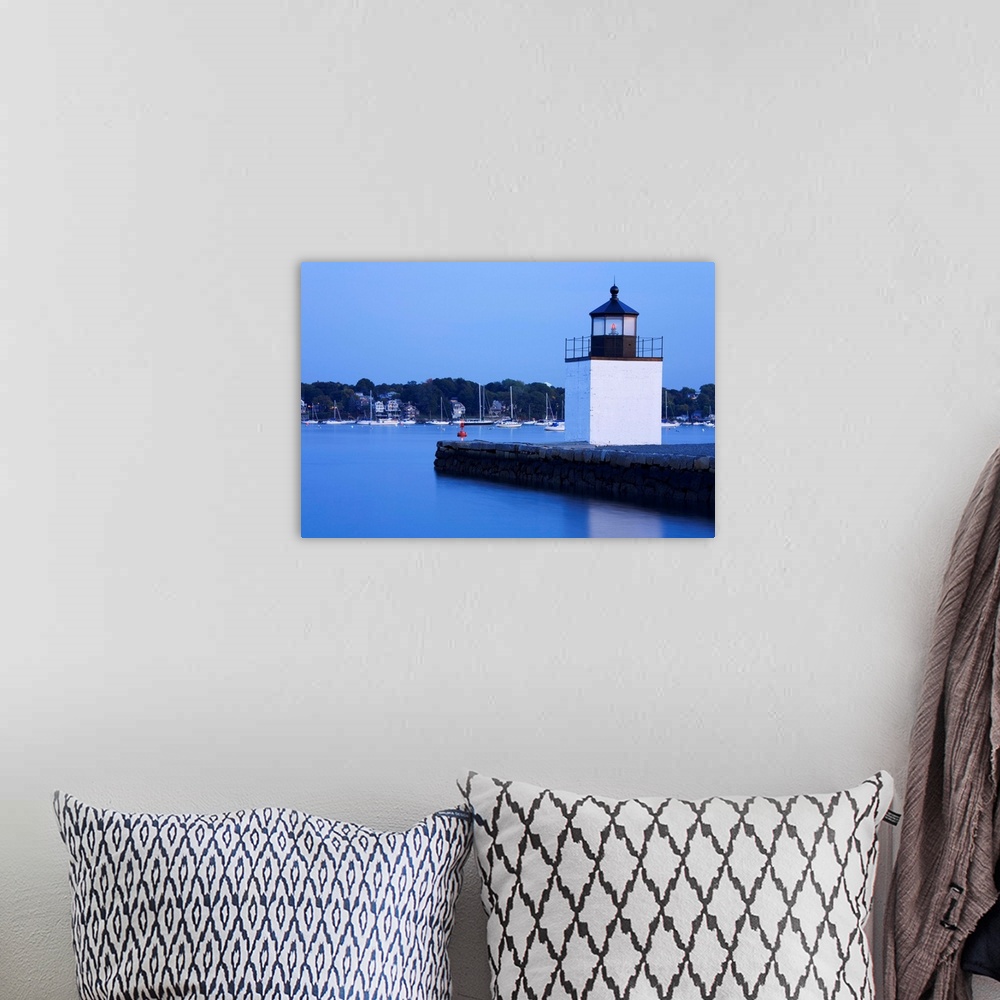 A bohemian room featuring Derby Wharf Lighthouse, Salem, Greater Boston Area, Massachusetts