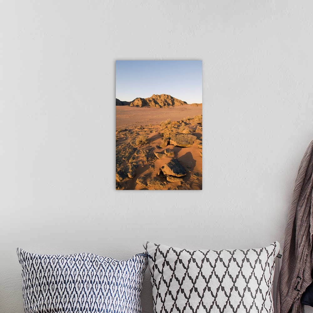 A bohemian room featuring Desert, Wadi Rum, Jordan, Middle East