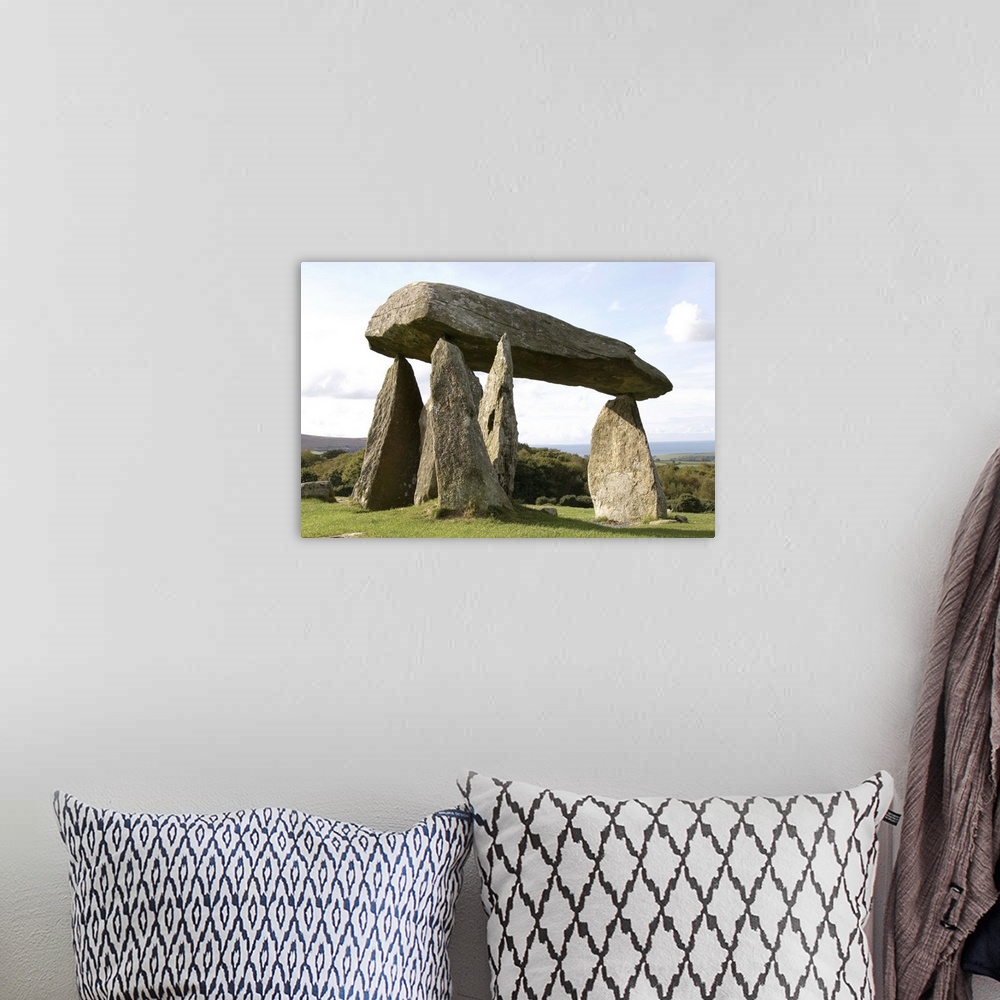 A bohemian room featuring Dolmen, Neolithic burial chamber 4500 years old, Pembrokeshire, Wales