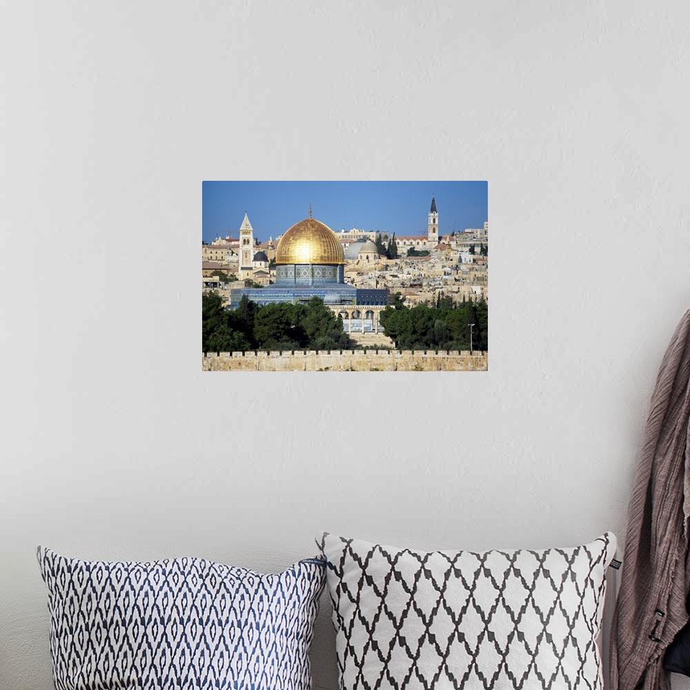 A bohemian room featuring Dome of the Rock and Temple Mount, Jerusalem, Israel