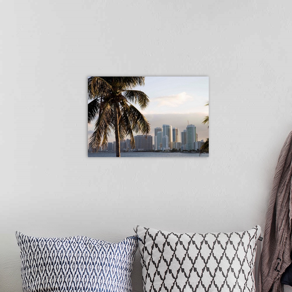 A bohemian room featuring Downtown Miami skyline, Miami, Florida