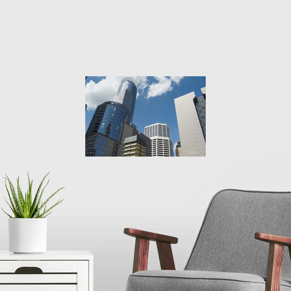 A modern room featuring Downtown, Minneapolis, Minnesota, United States of America, North America