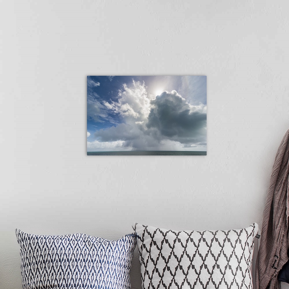 A bohemian room featuring Dramatic clouds in the Pacific, Wallis and Futuna, Pacific