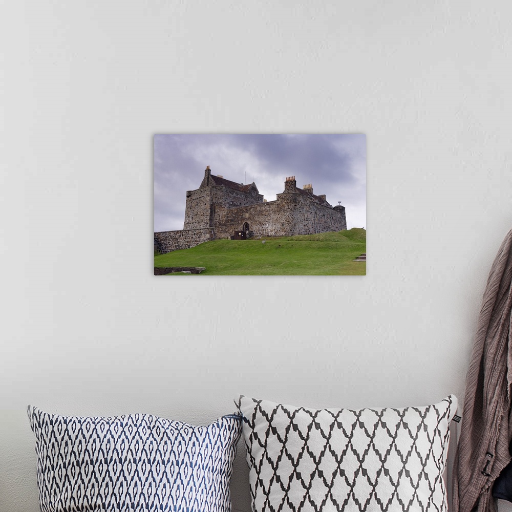 A bohemian room featuring Duart Castle, Isle of Mull, Inner Hebrides, Scotland, UK
