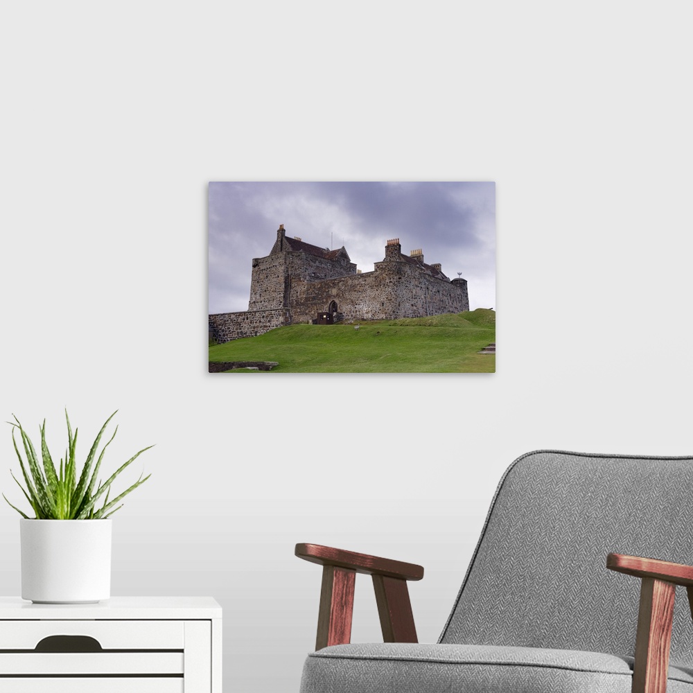 A modern room featuring Duart Castle, Isle of Mull, Inner Hebrides, Scotland, UK