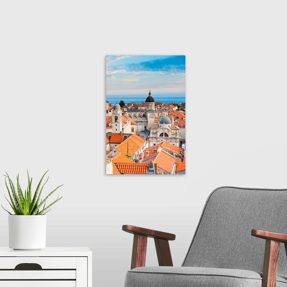 A modern room featuring Dubrovnik Cathedral, Dubrovnik Old Town, Dubrovnik, Dalmatian Coast, Croatia