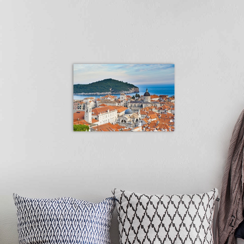 A bohemian room featuring Dubrovnik Cathedral, Old Town, Dubrovnik, Adriatic, Croatia