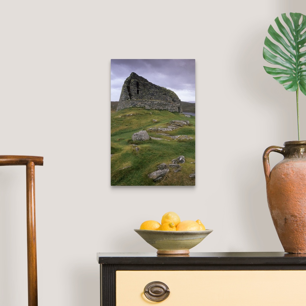 A traditional room featuring Dun Carloway broch, Lewis, Outer Hebrides, Scotland, UK