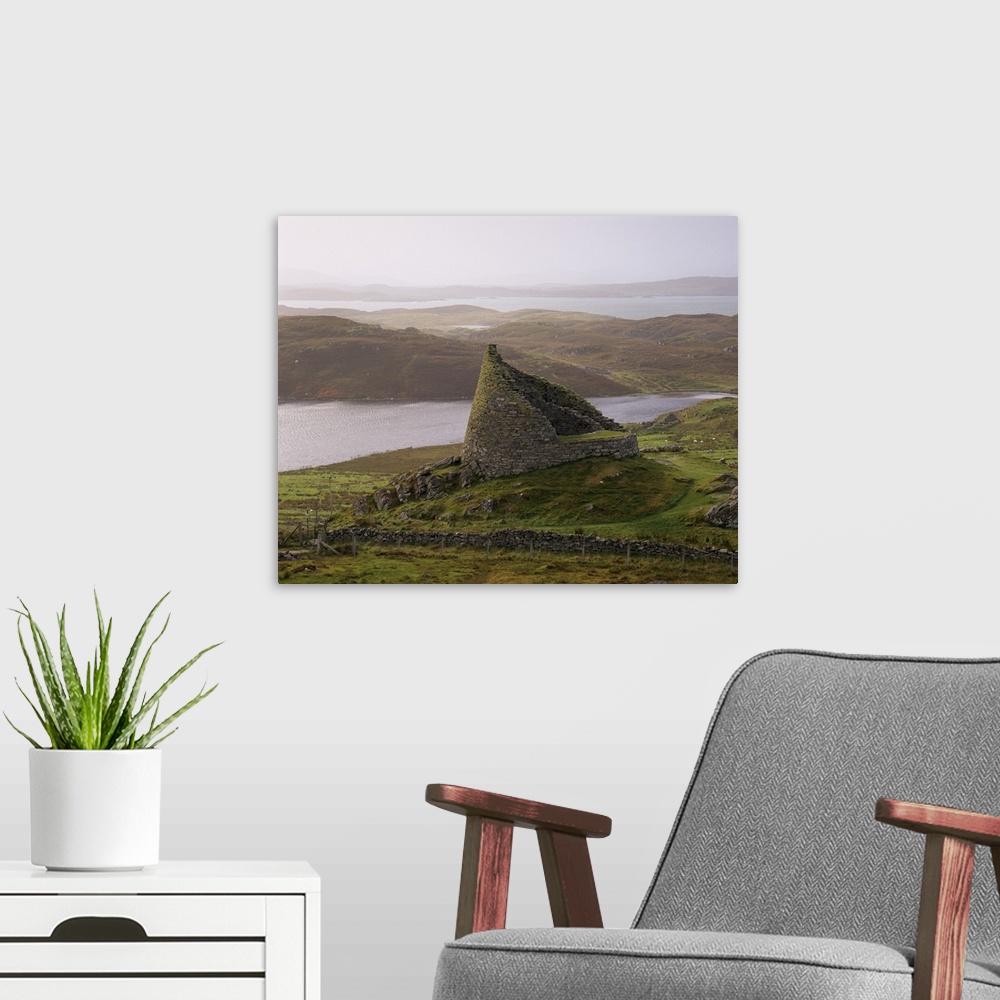 A modern room featuring Dun Carloway, Lewis, Outer Hebrides, Scotland