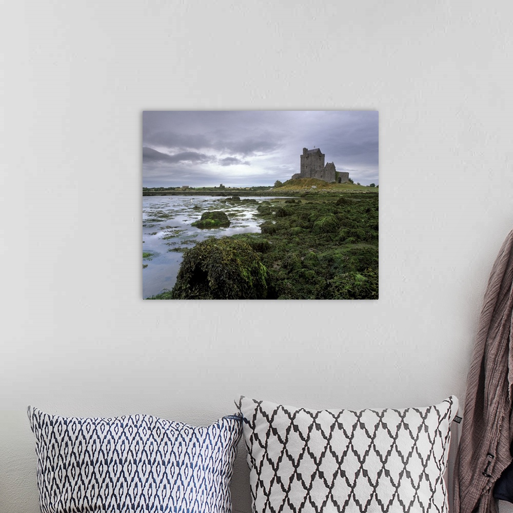 A bohemian room featuring Dunguaire Castle, County Galway, Connacht, Republic of Ireland