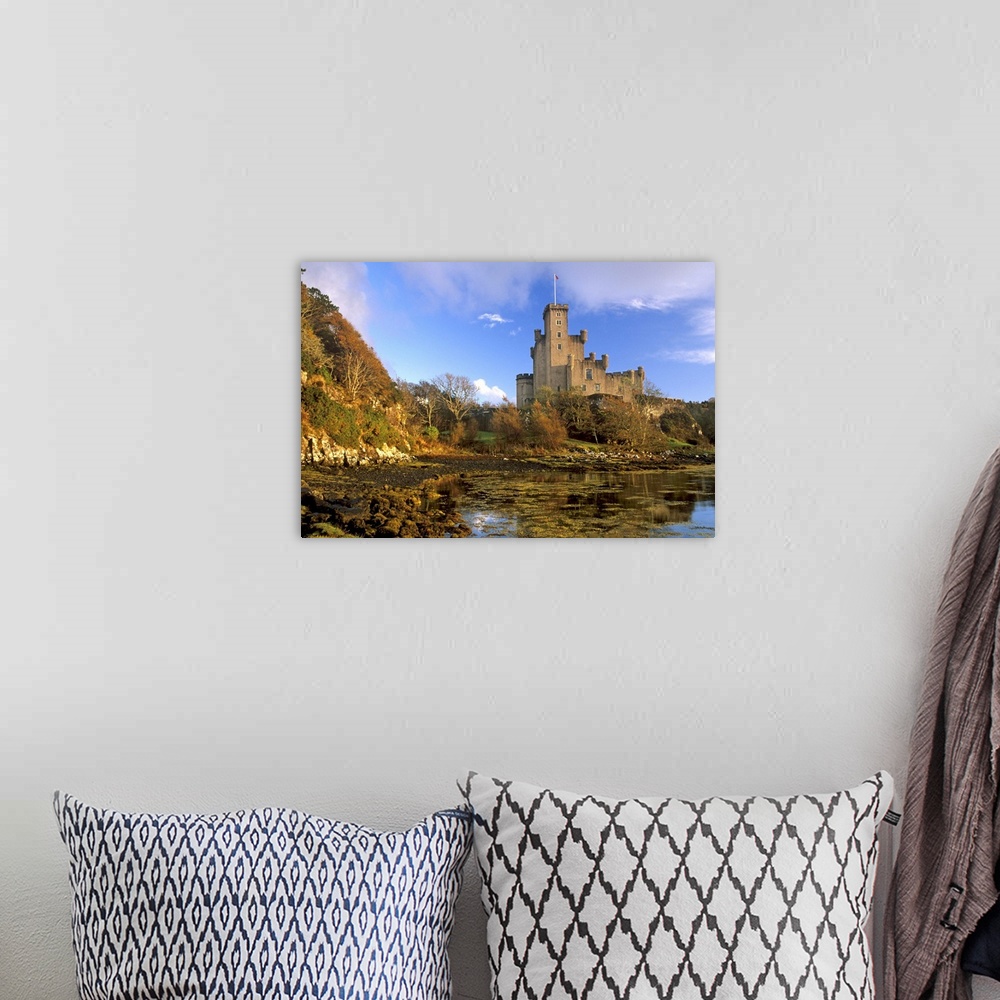 A bohemian room featuring Dunvegan Castle, seat of the MacLeods of Skye, Highland region, Scotland, UK