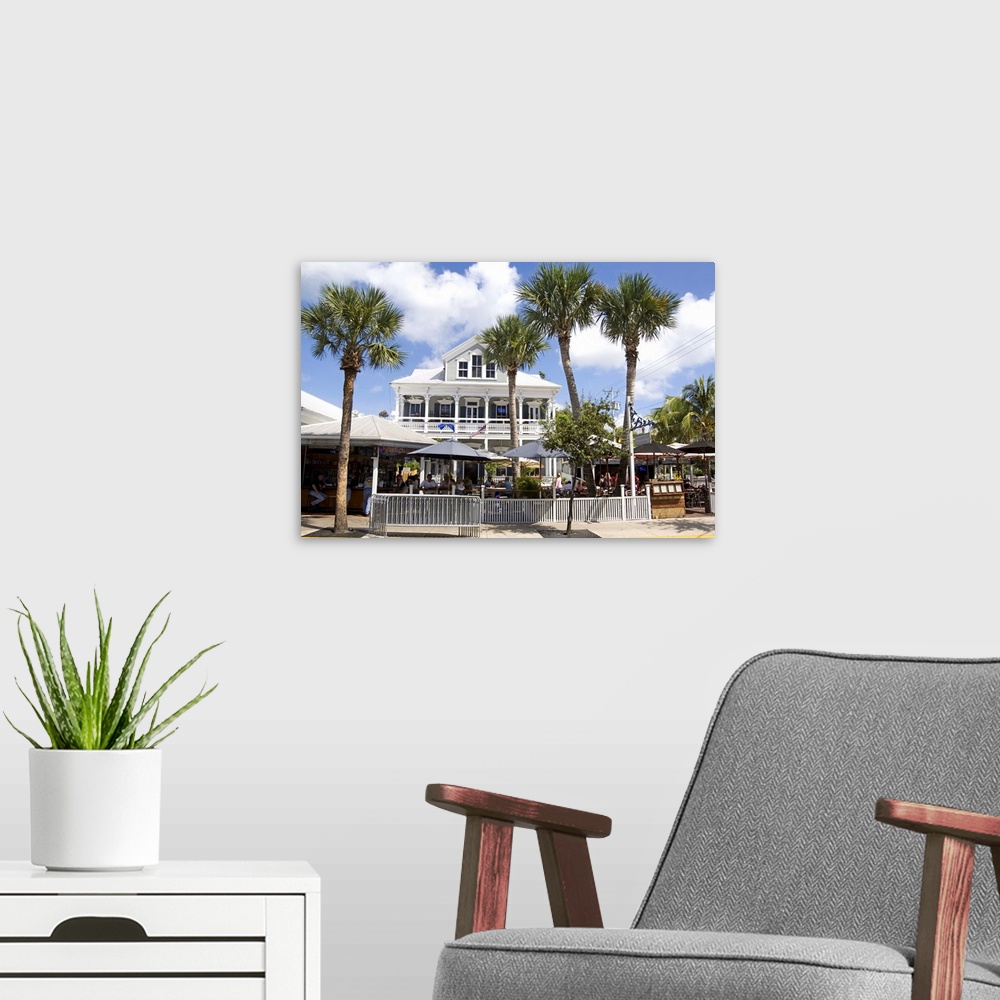 A modern room featuring Duval Street, Key West, Florida
