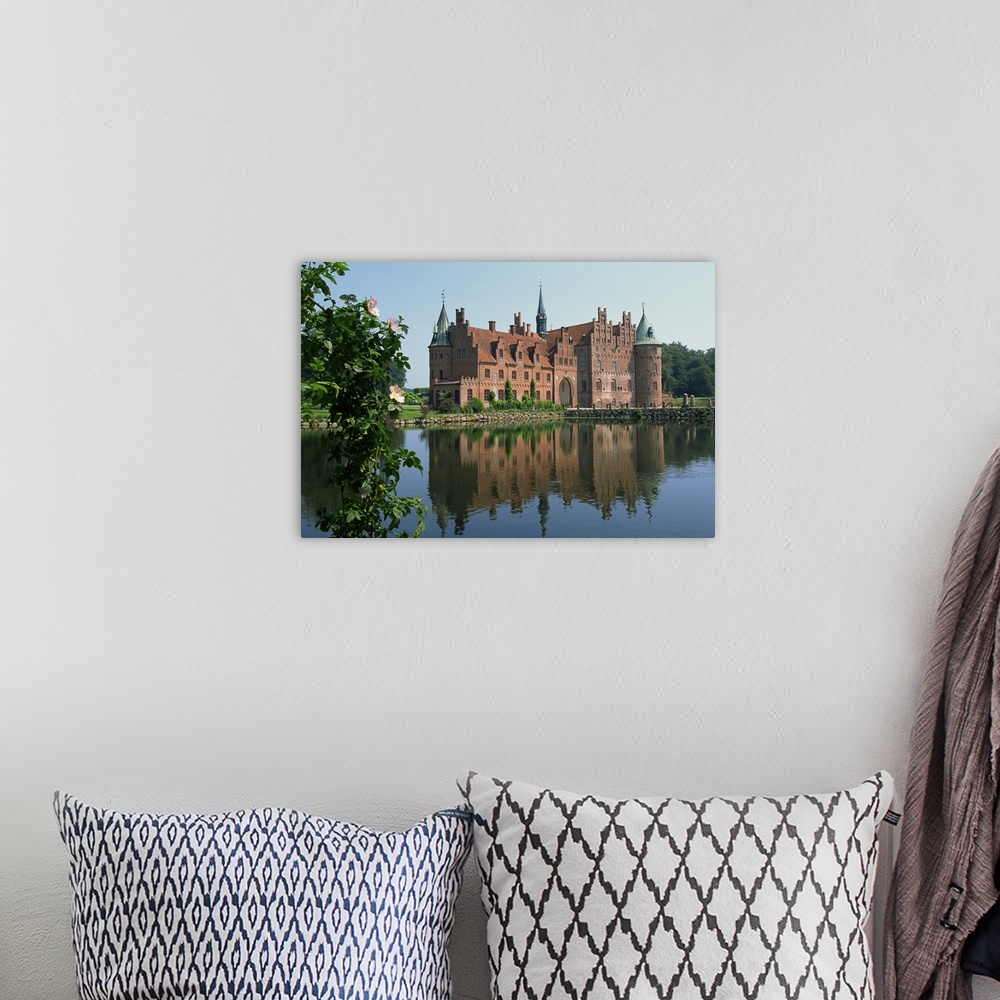A bohemian room featuring Egeskov Castle, Funen, Denmark, Scandinavia, Europe