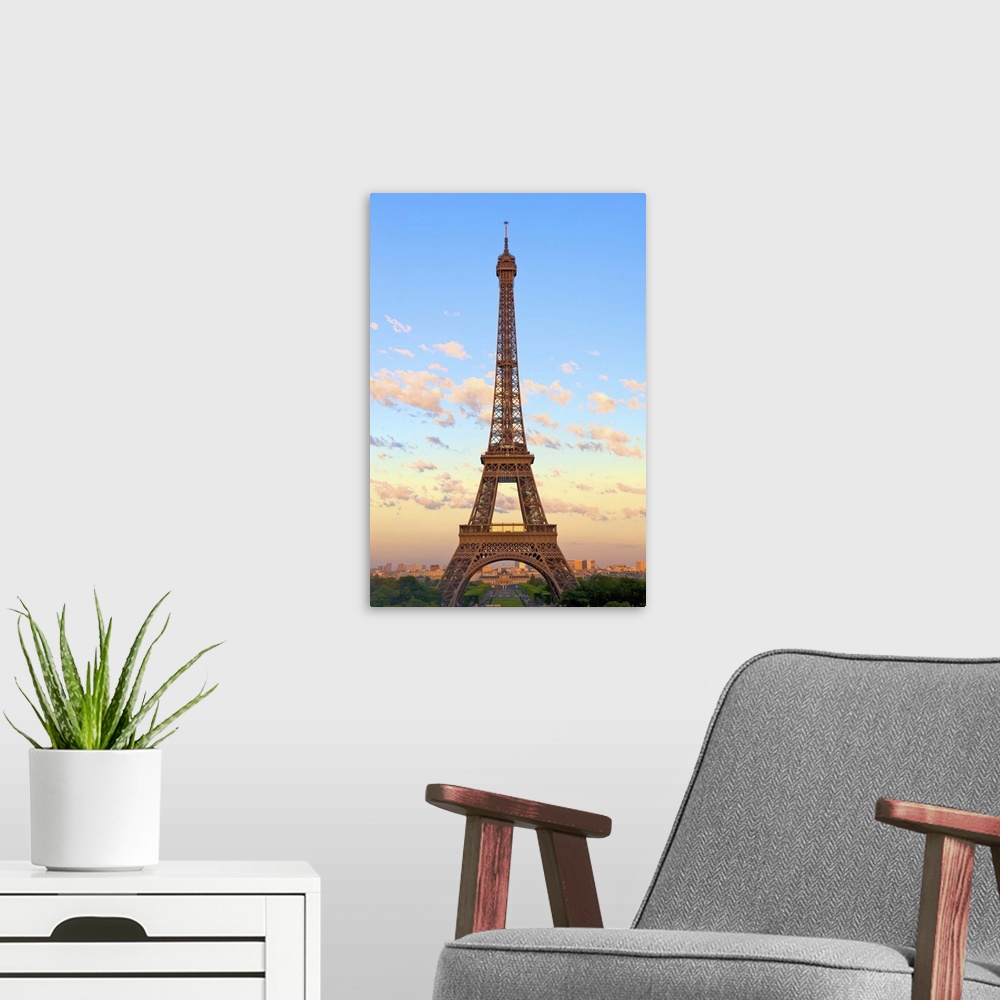 A modern room featuring Eiffel Tower, Paris, France, Europe