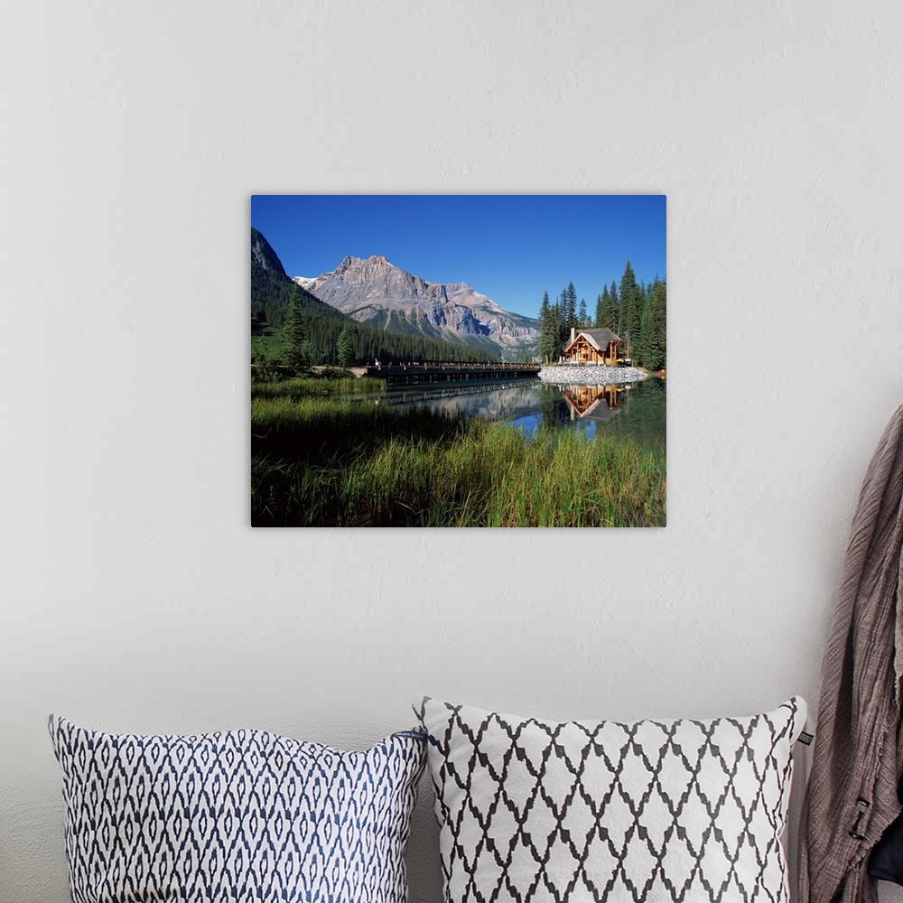 A bohemian room featuring Emerald Lake, Yoho National Park, British Columbia, Canada