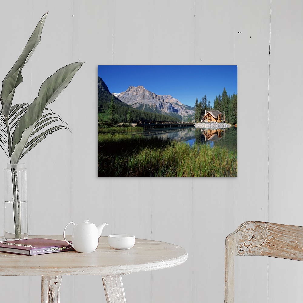 A farmhouse room featuring Emerald Lake, Yoho National Park, British Columbia, Canada