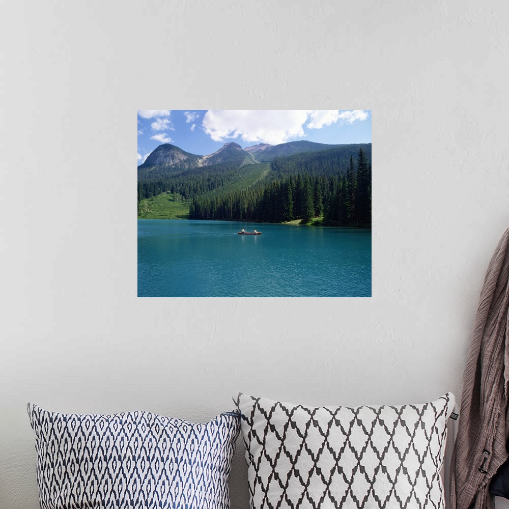 A bohemian room featuring Emerald Lake, Yoho National Park, British Columbia, The Rockies, Canada