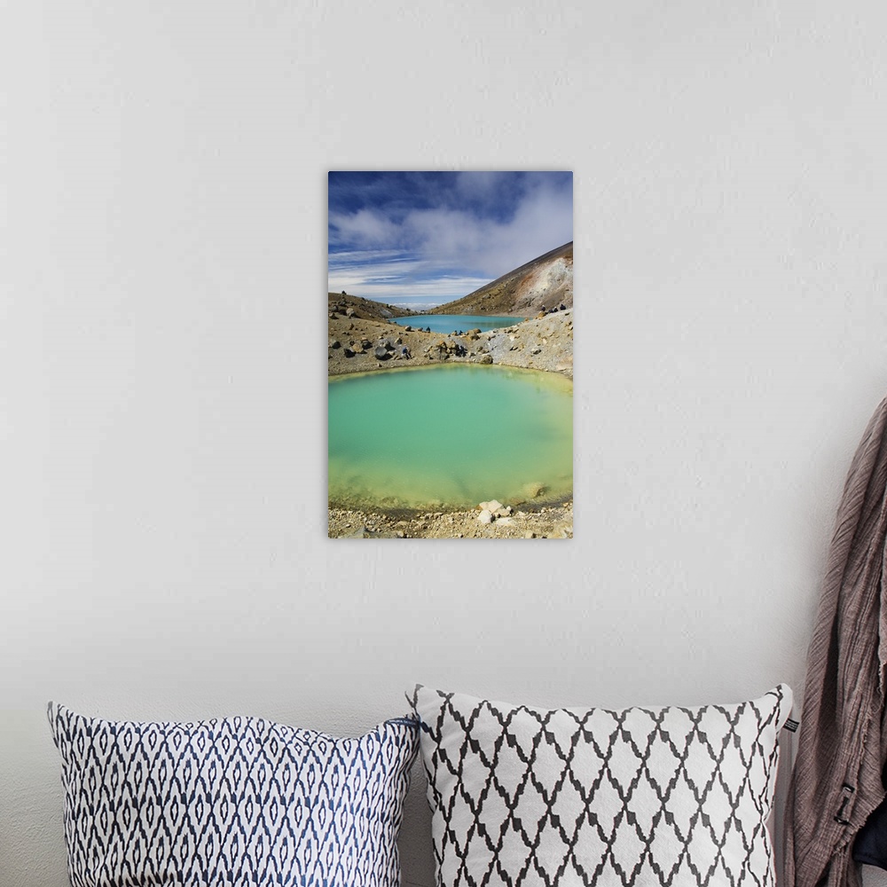 A bohemian room featuring Emerald Lakes, Tongariro National Park, North Island, New Zealand