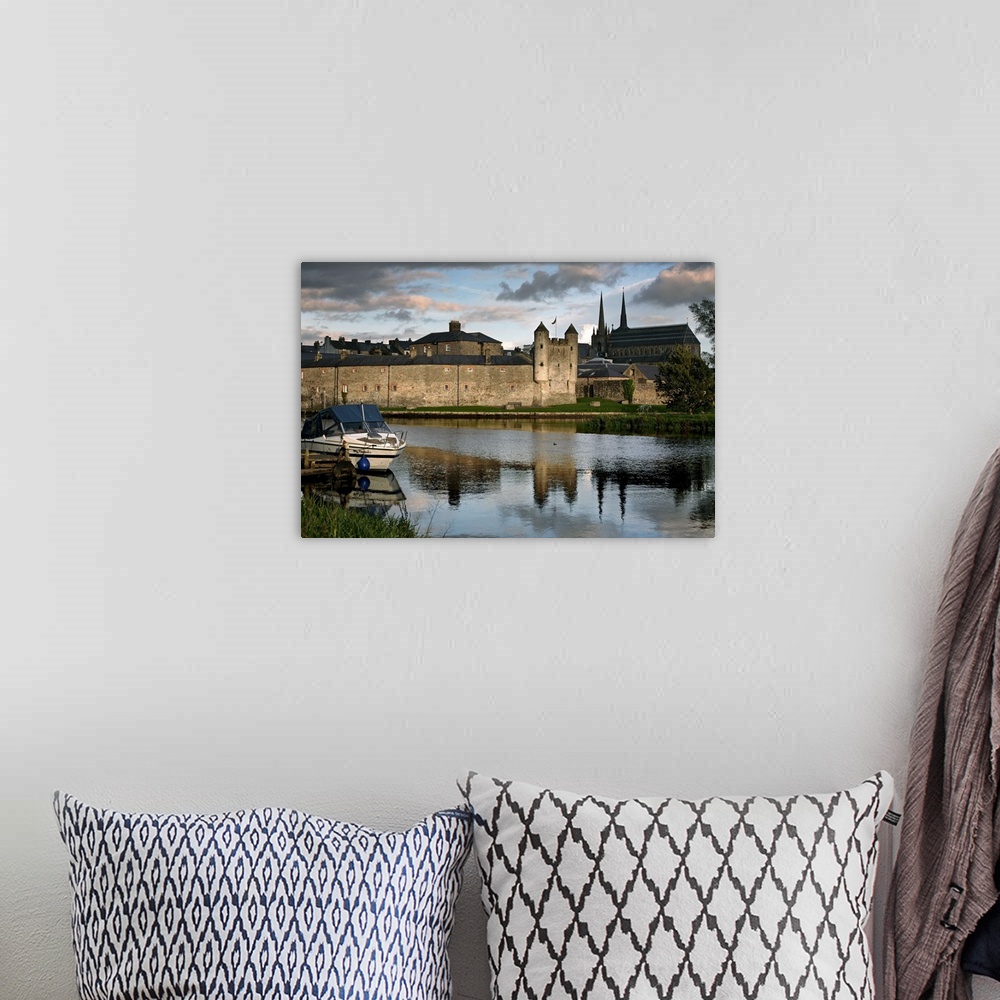 A bohemian room featuring Enniskillen Castle on the banks of Lough Erne, Enniskillen, Ulster, Northern Ireland