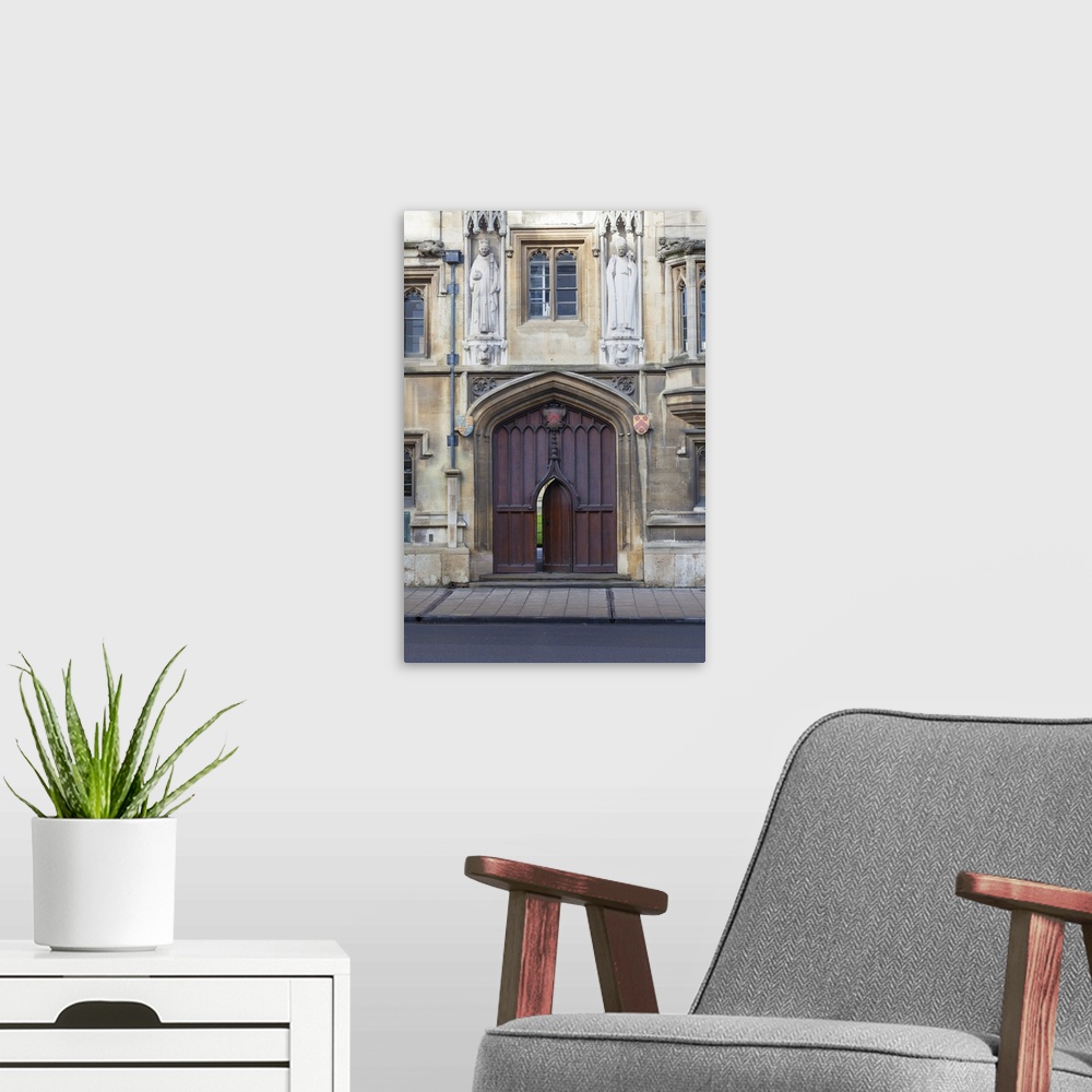 A modern room featuring Entrance to All Souls College, Oxford, Oxfordshire, England, UK