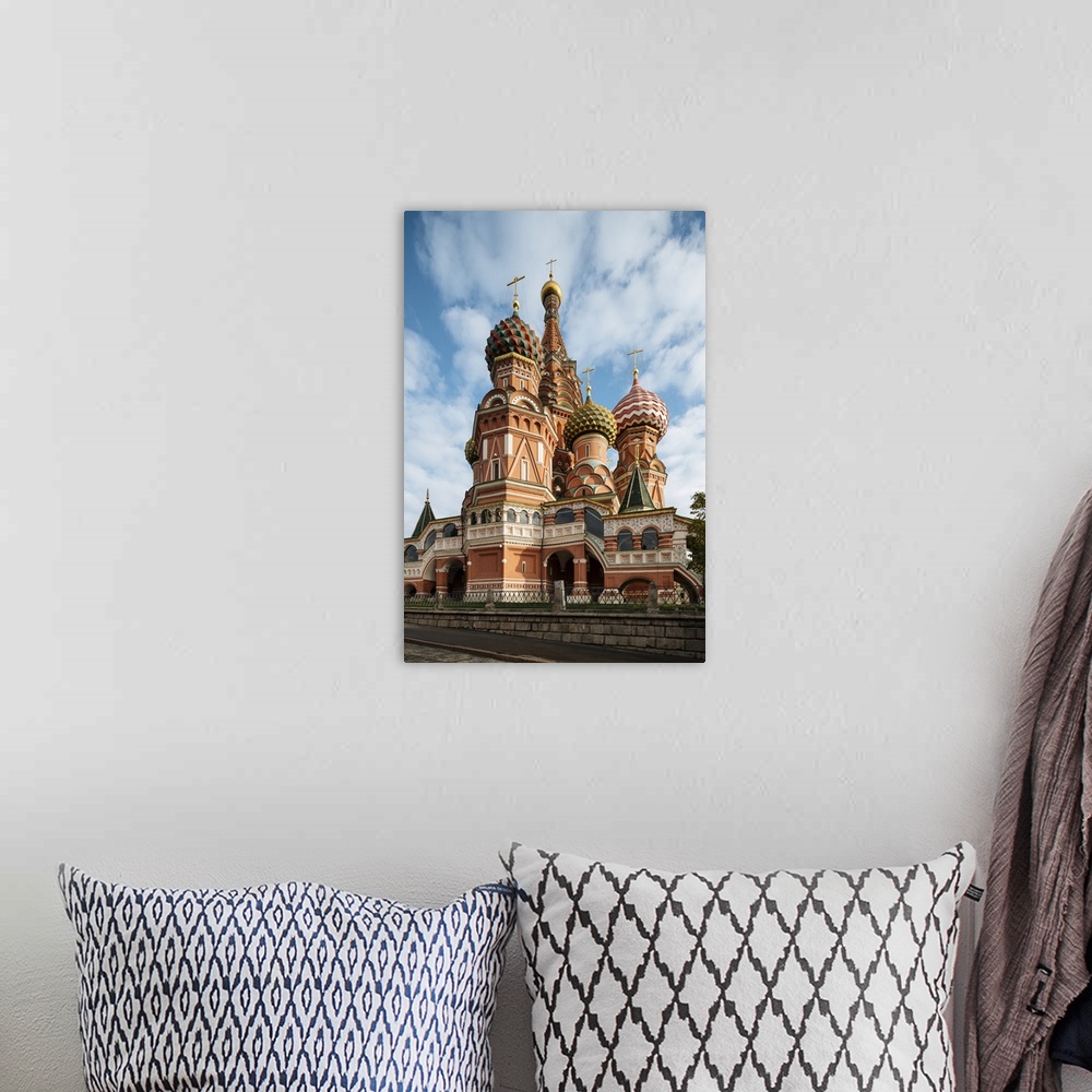 A bohemian room featuring Exterior of St. Basil's Cathedral, Red Square, UNESCO World Heritage Site, Moscow, Moscow Oblast,...