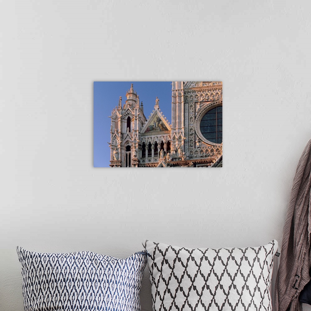 A bohemian room featuring Facade and pinnacles of the Duomo, Siena, Tuscany, Italy