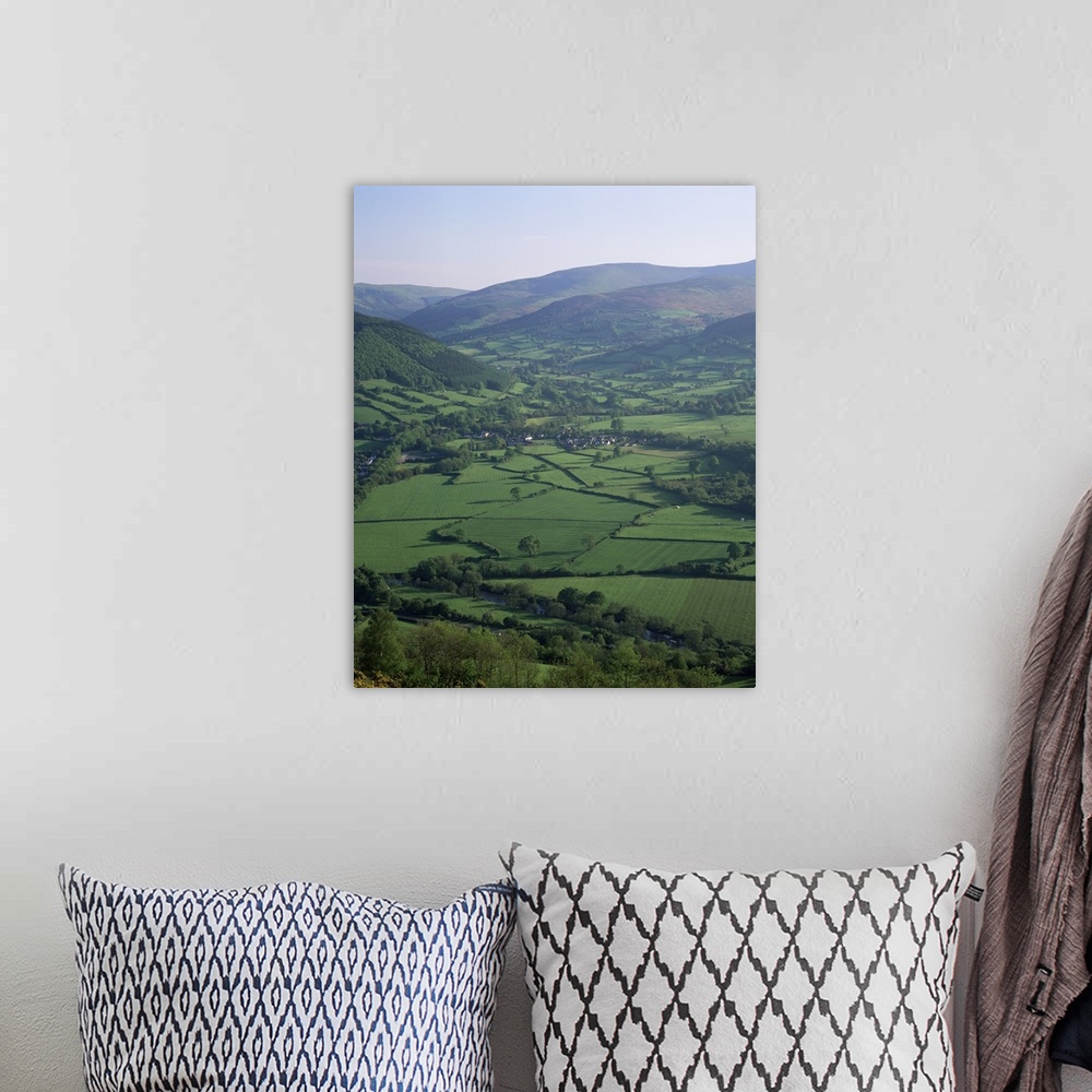 A bohemian room featuring Fields in the valleys, near Brecon, Powys, Wales, United Kingdom