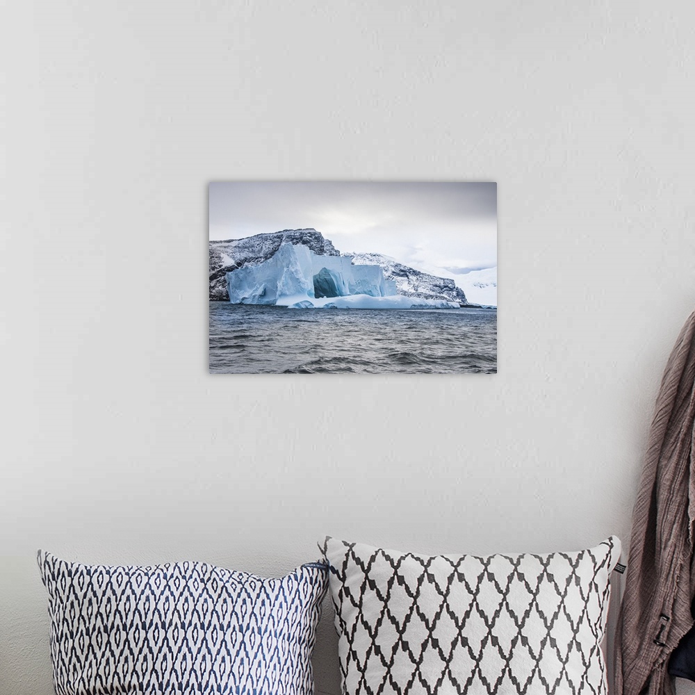 A bohemian room featuring Floating iceberg, Elephant Island, South Shetland Islands, Antarctica, Polar Regions