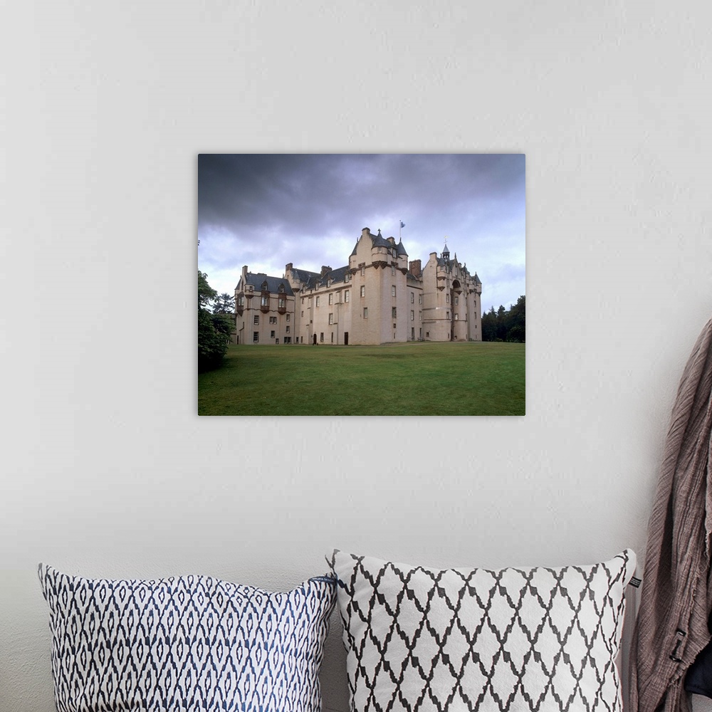 A bohemian room featuring Fyvie Castle, Aberdeenshire, Scotland, UK