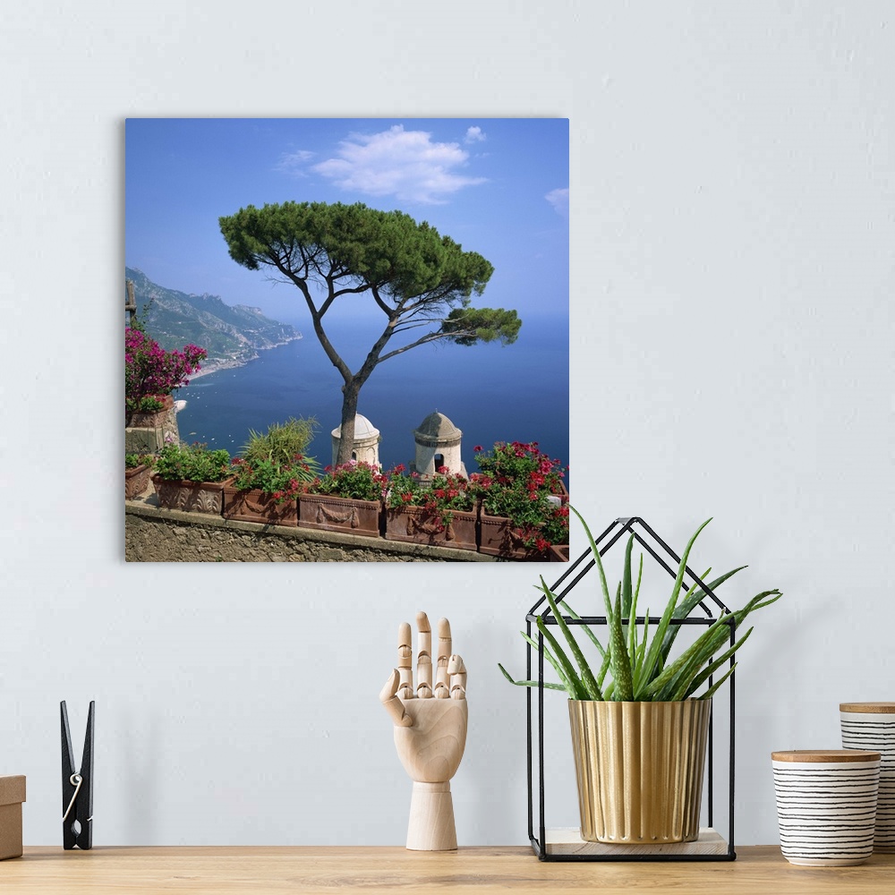 A bohemian room featuring Garden of Villa Rufolo, Ravello, Amalfi Coast, Campania, Italy