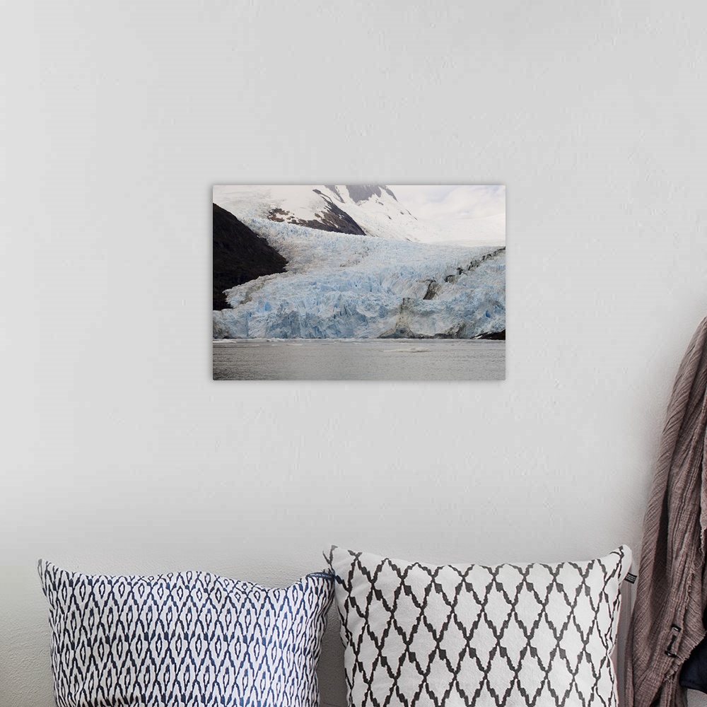 A bohemian room featuring Garibaldi Glacier, Darwin National Park, Tierra del Fuego, Patagonia, Chile