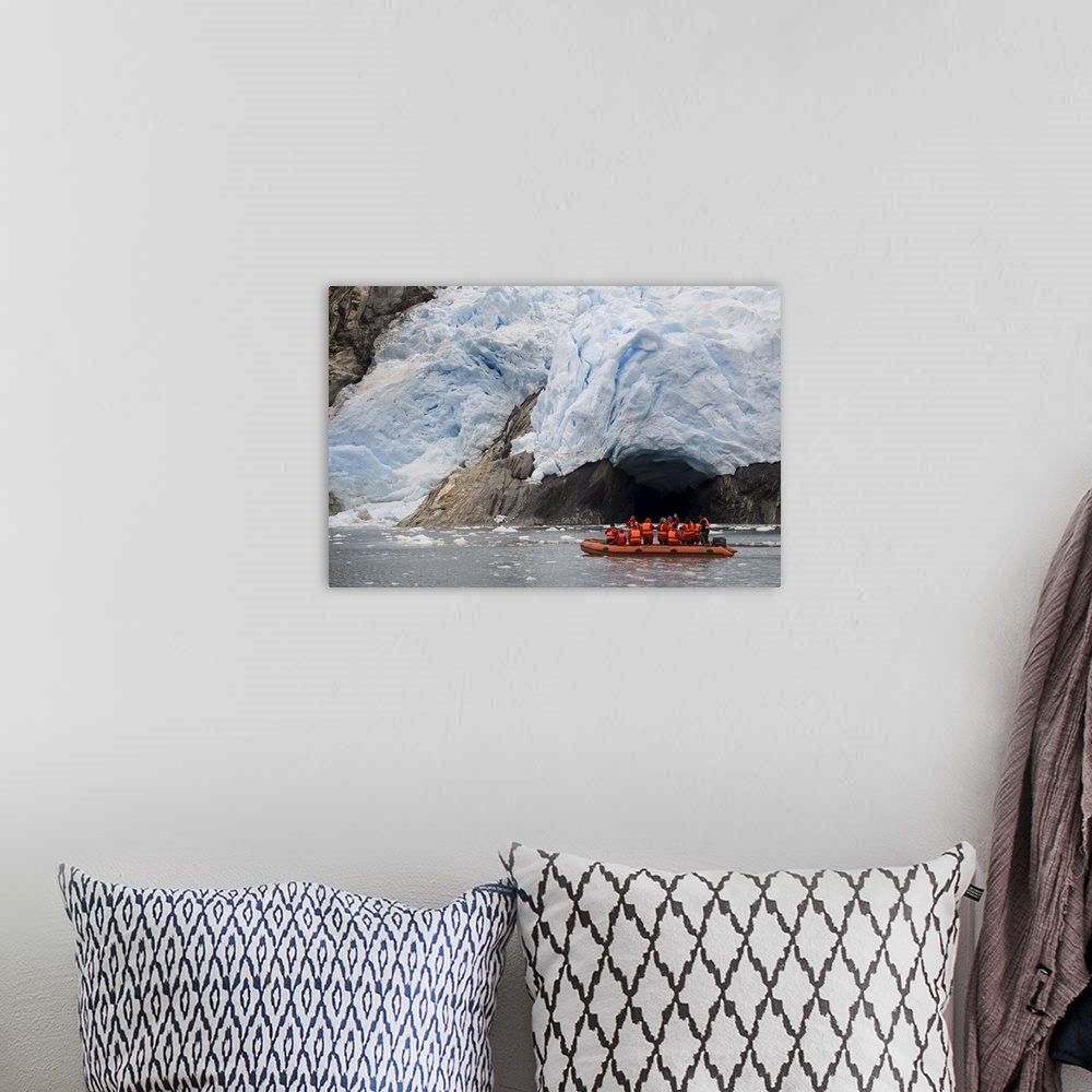 A bohemian room featuring Garibaldi Glacier, Darwin National Park, Tierra del Fuego, Patagonia, Chile