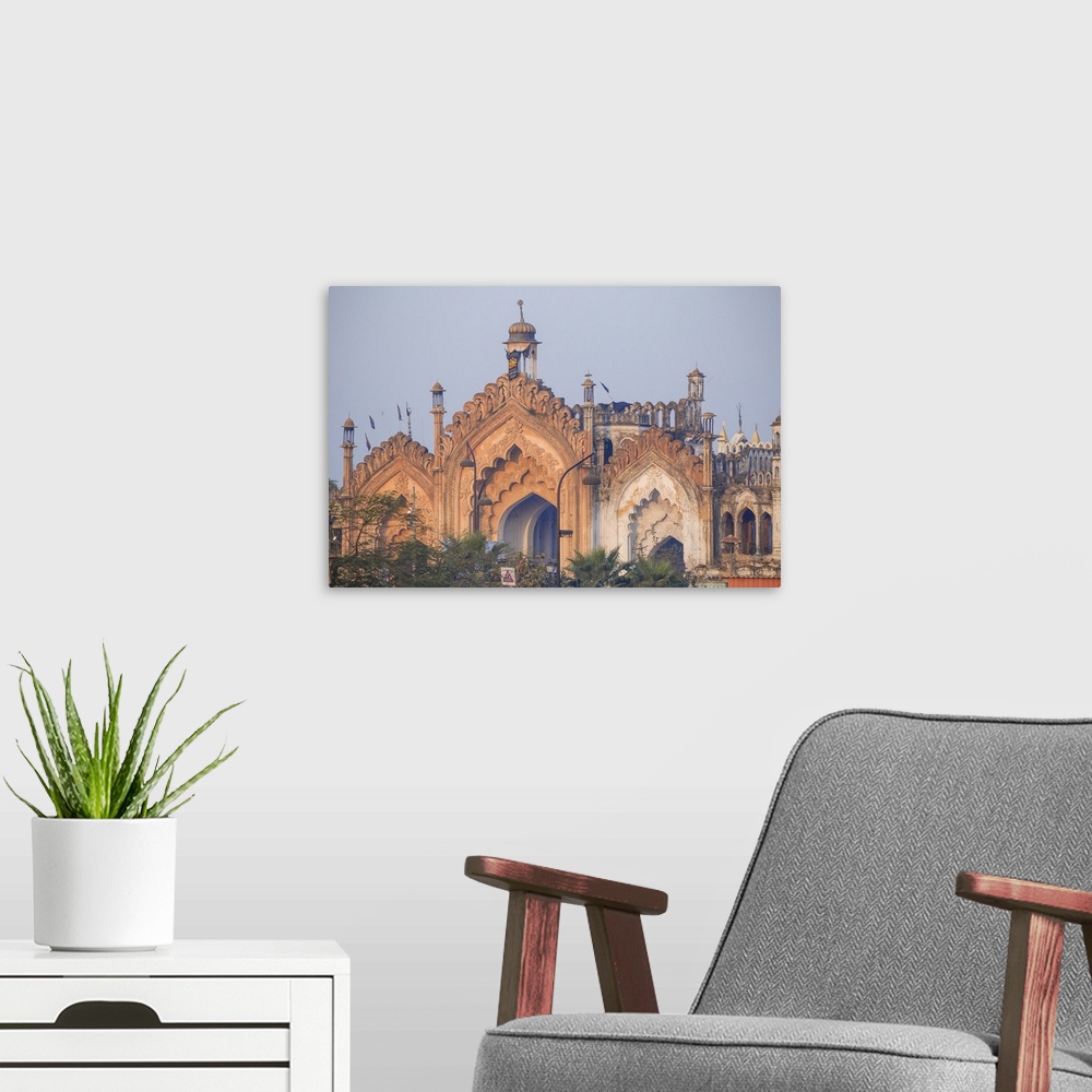 A modern room featuring Gate in the old city, Lucknow, Uttar Pradesh, India, Asia