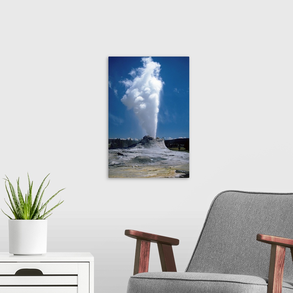 A modern room featuring Geyser, Yellowstone National Park, UNESCO World Heritage Site, Wyoming