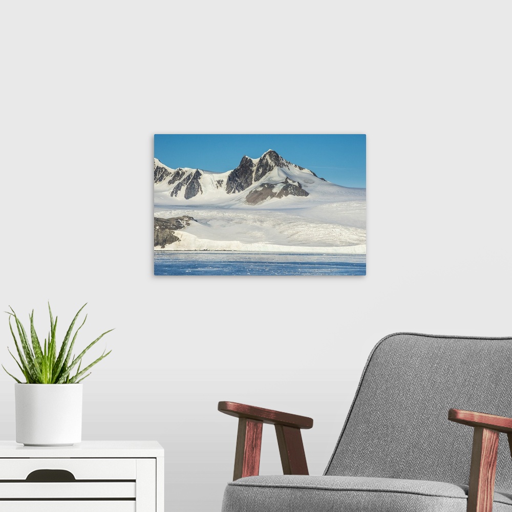 A modern room featuring Glaciers in Hope Bay, Antarctica, Polar Regions