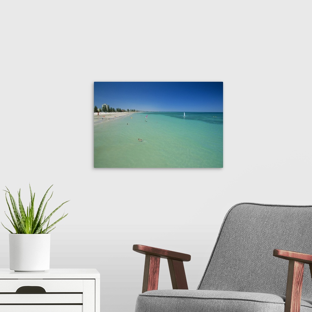 A modern room featuring Glenelg Beach, Adelaide, South Australia, Australia, Pacific