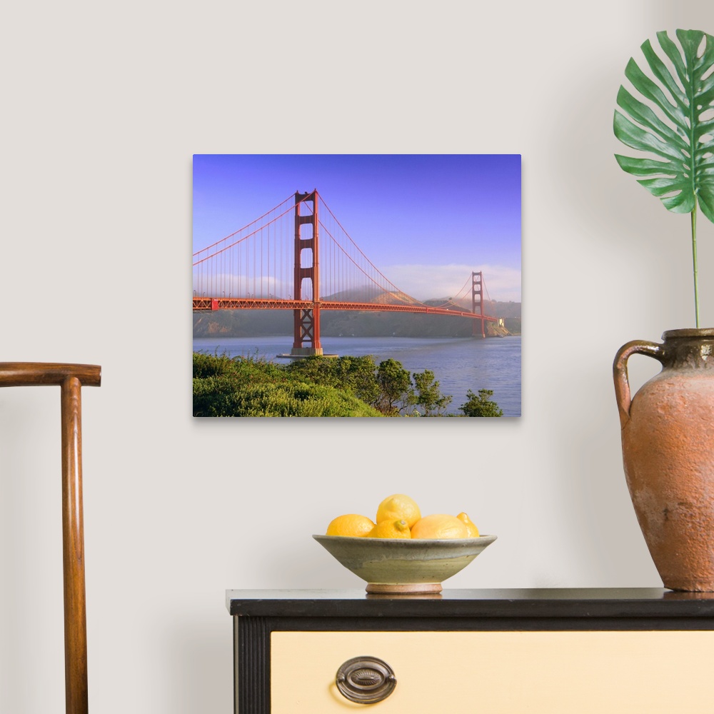 A traditional room featuring Golden Gate Bridge, San Francisco, California