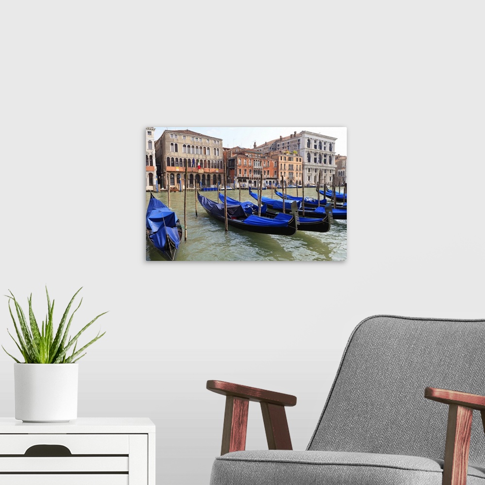 A modern room featuring Grand Canal, Venice, UNESCO World Heritage Site, Veneto, Italy, Europe