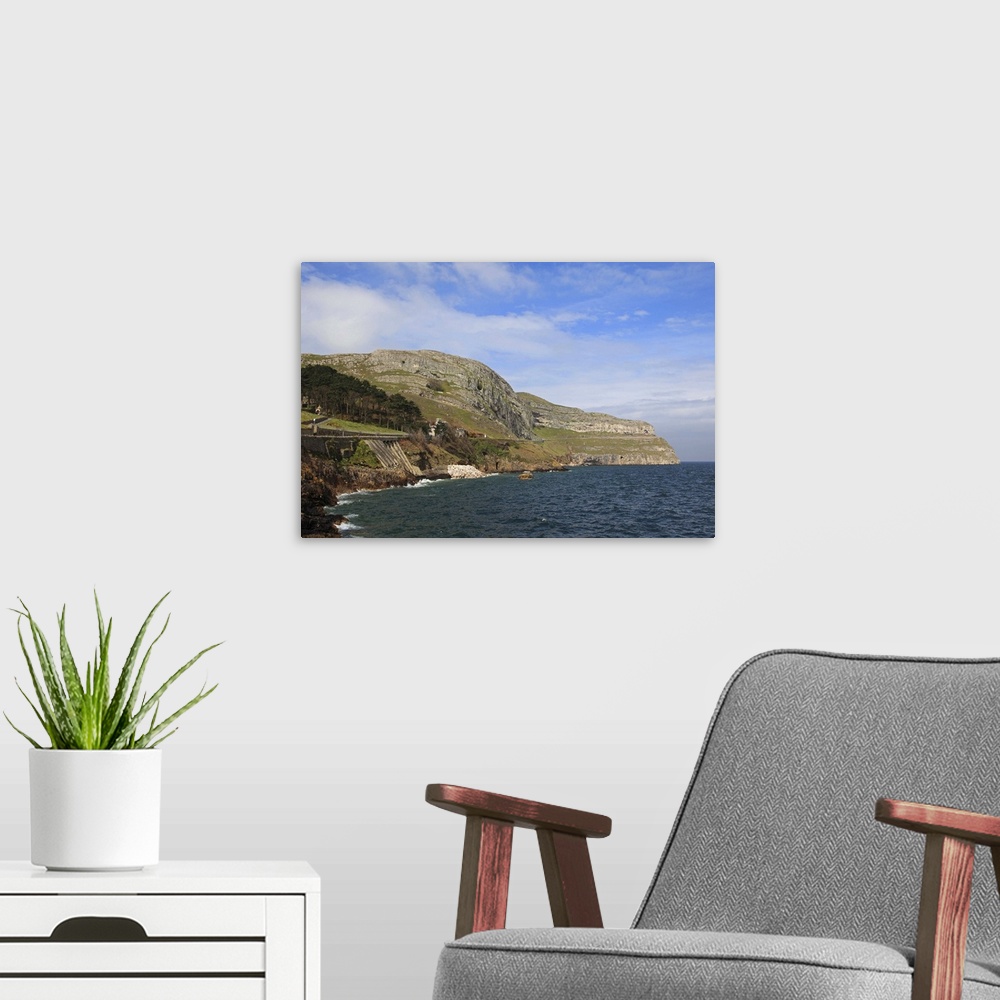 A modern room featuring Great Orme, Llandudno, Conwy County, North Wales, Wales, UK