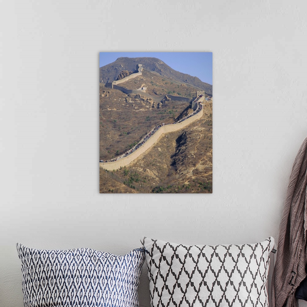 A bohemian room featuring Great Wall, China
