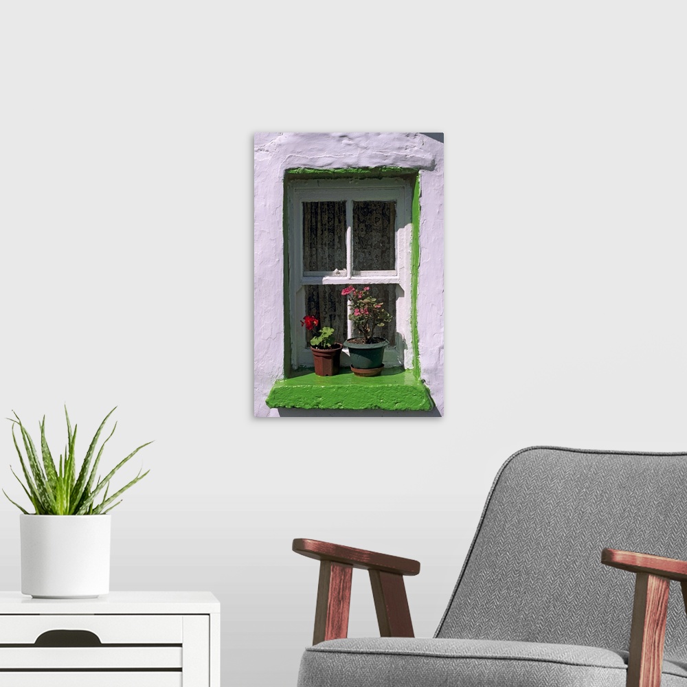 A modern room featuring Green window in traditional house, Cashel, Munster, Republic of Ireland