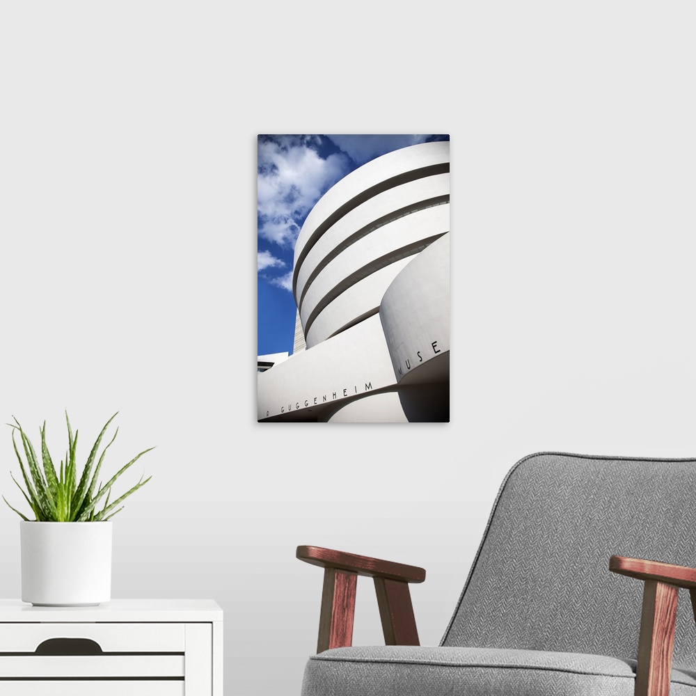 A modern room featuring Guggenheim Museum, 5th Avenue at 89th Street, New York